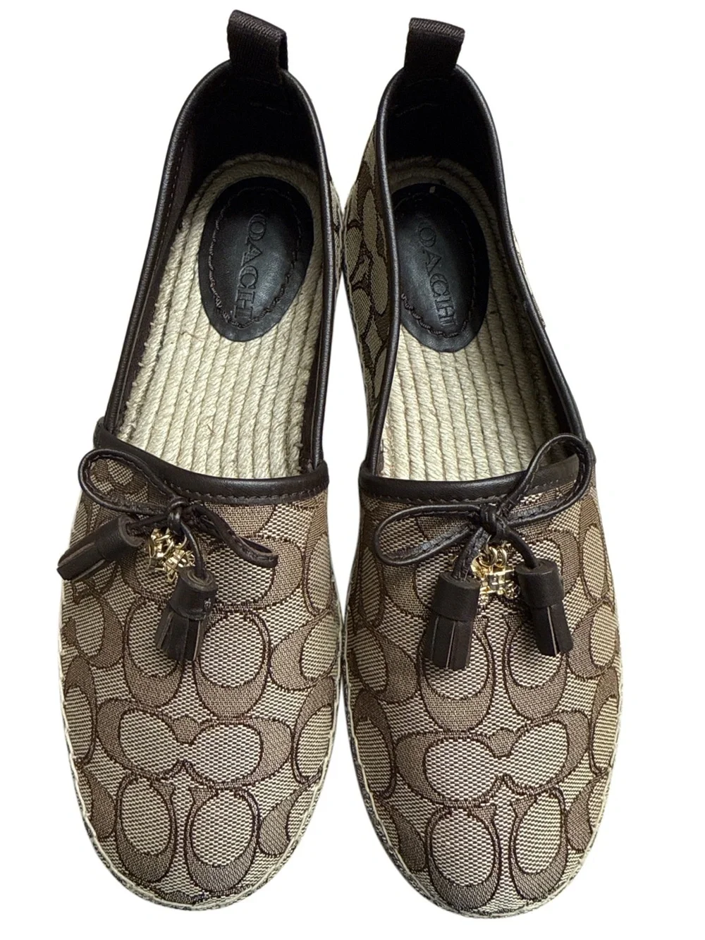 COACH CARSON ESPADRILLE LOAFERS